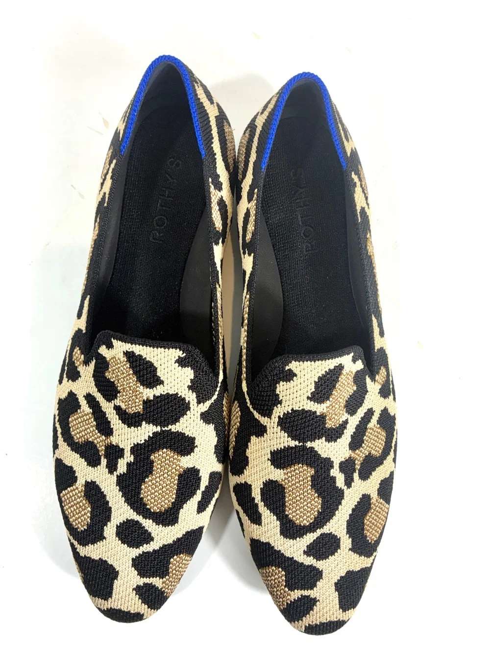 Rothy’s The Loafer in Spotted Animal / Cheetah Print – Size 8.5